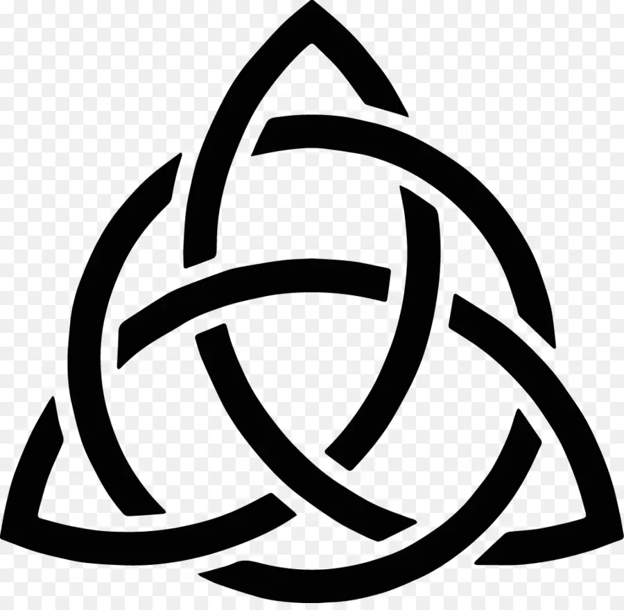 Triquetra，Preto PNG