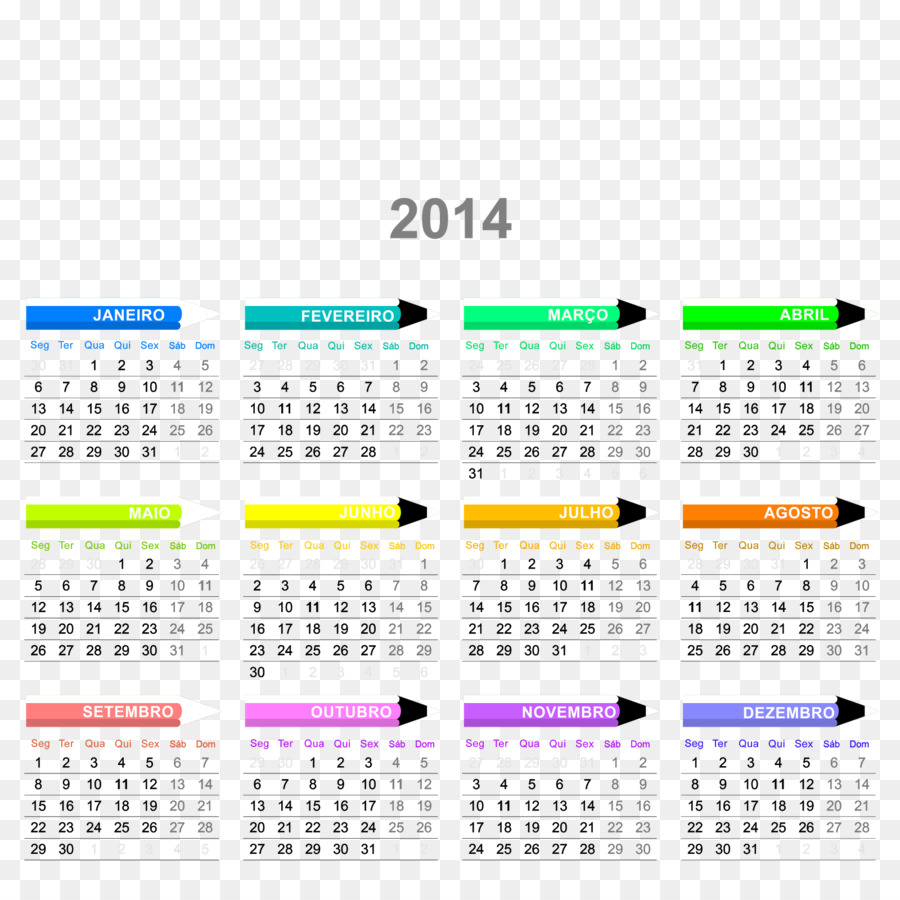 Calendário，Design Gráfico PNG