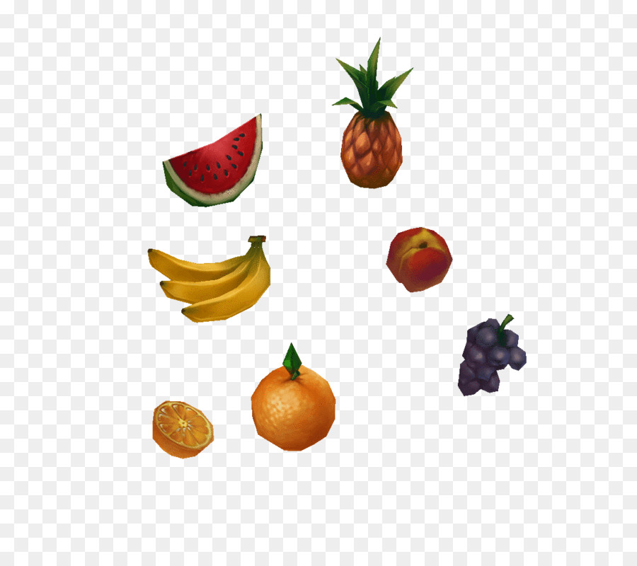 Várias Frutas，Aquarela PNG