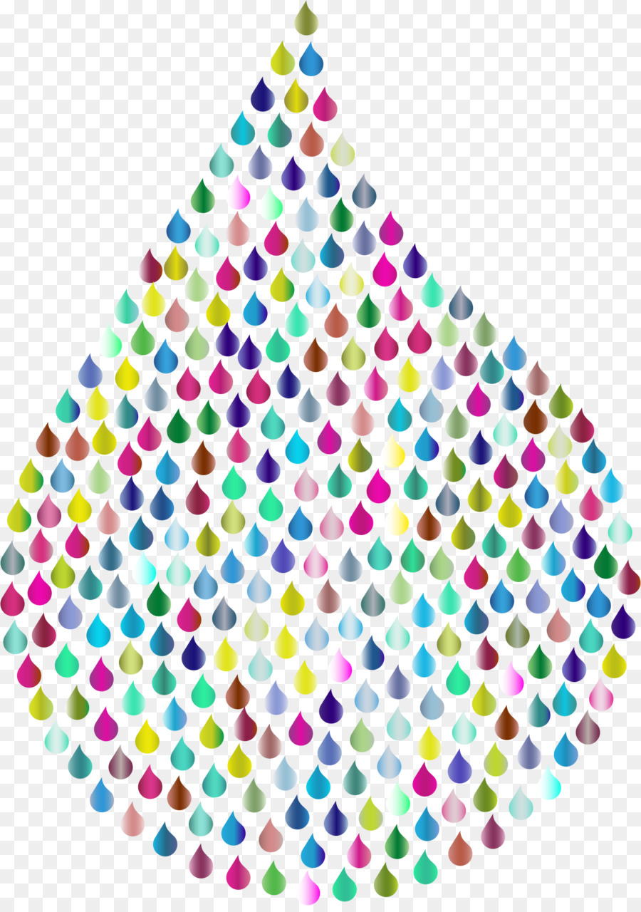 Gotas Coloridas，água PNG