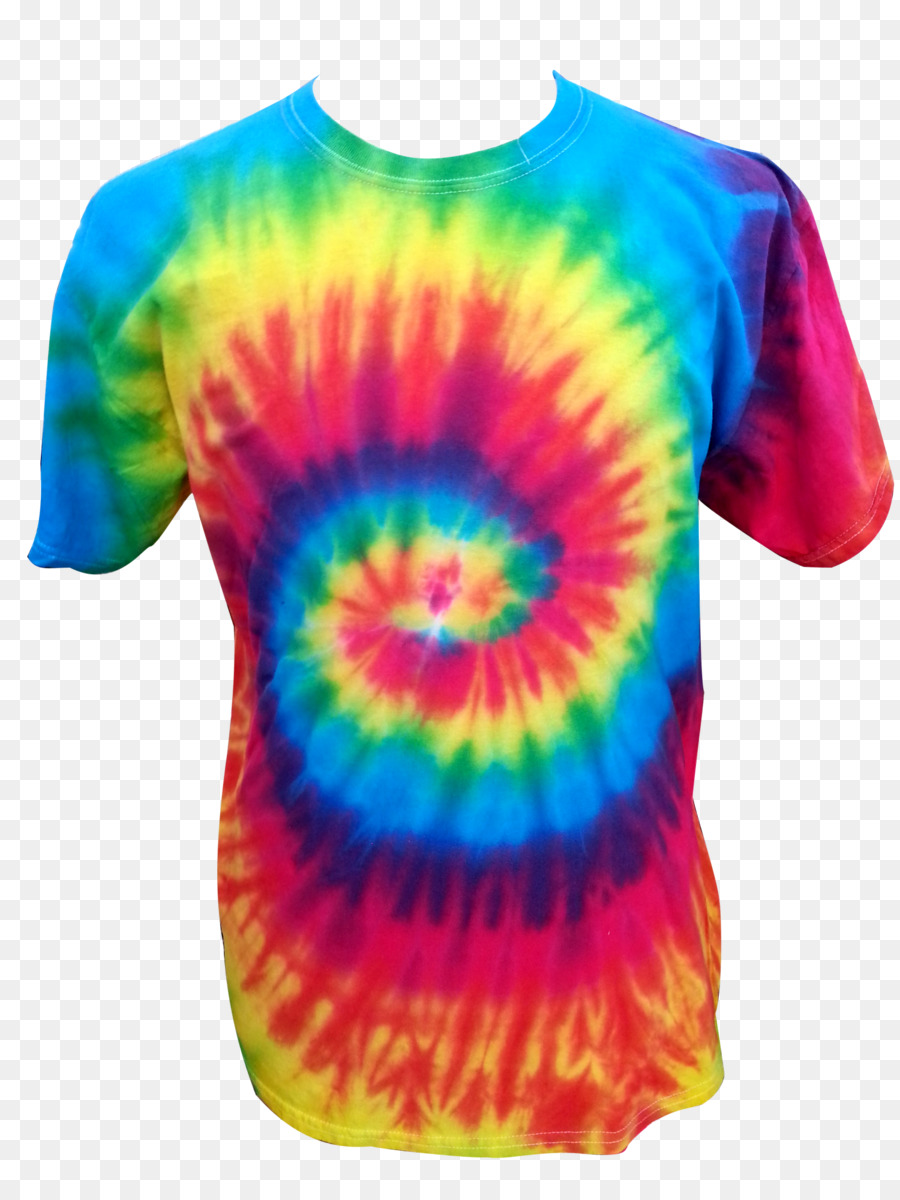 Camiseta Tie Dye，Colorido PNG