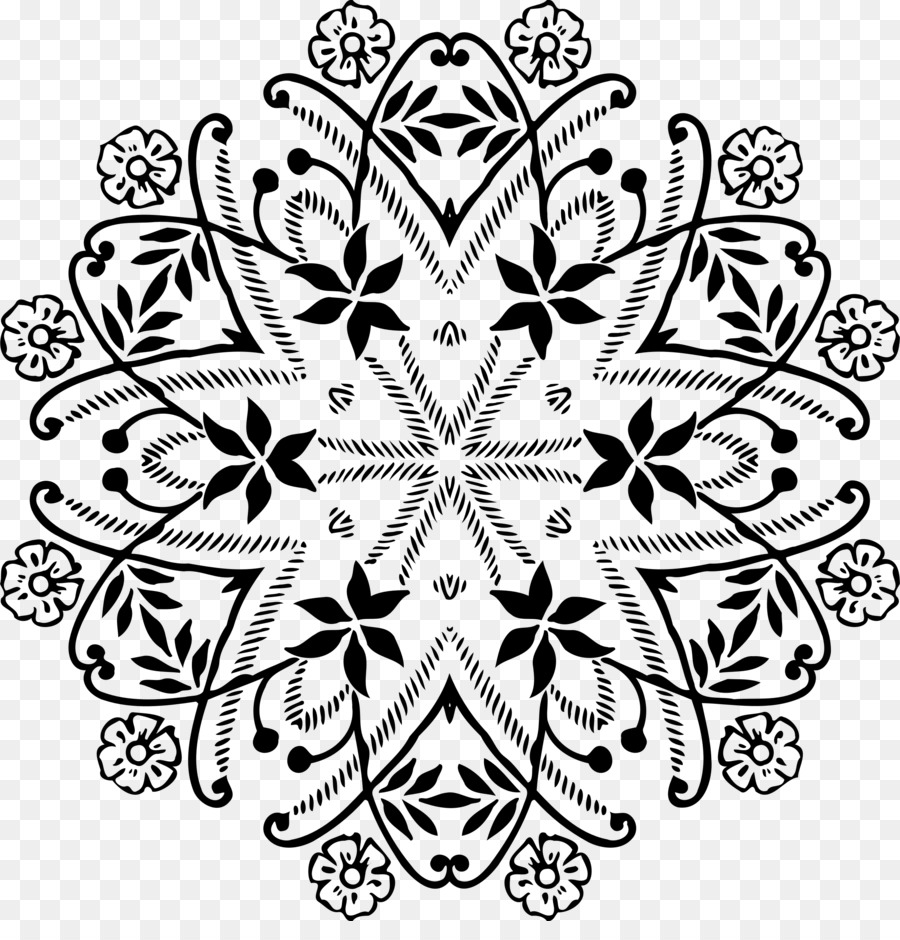 Mandala，Floral PNG