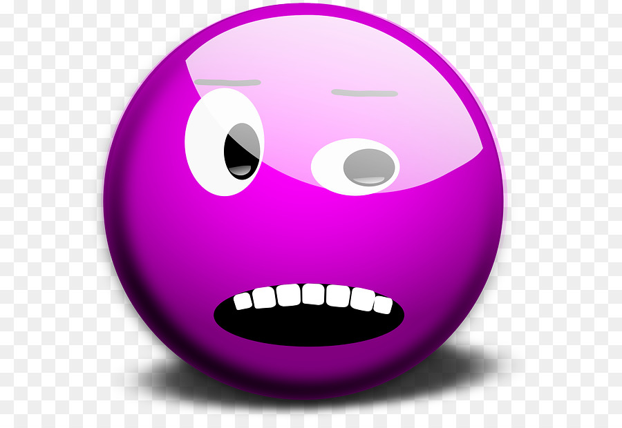 Emoji Roxo，Língua Para Fora PNG