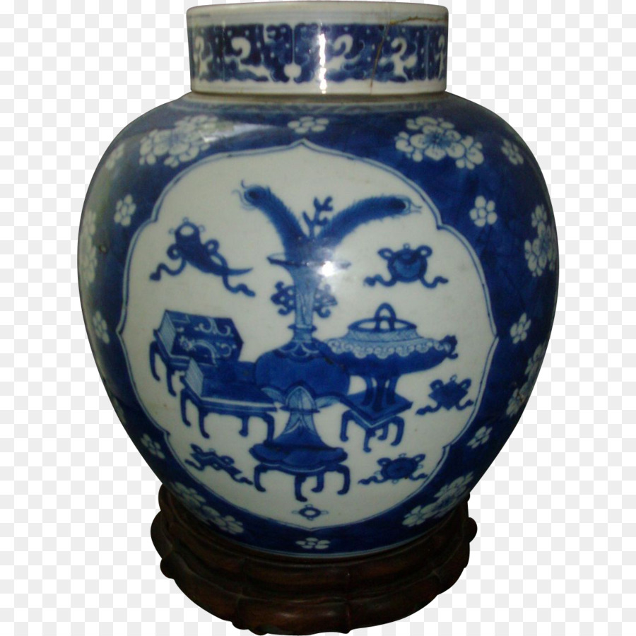 Vaso De Cerâmica，Azul PNG