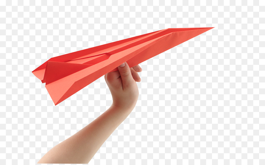 Avião De Papel Vermelho，Papel PNG