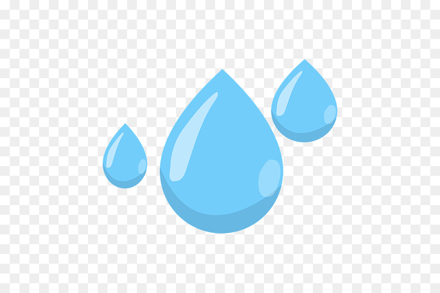 Gotas De água，Azul PNG