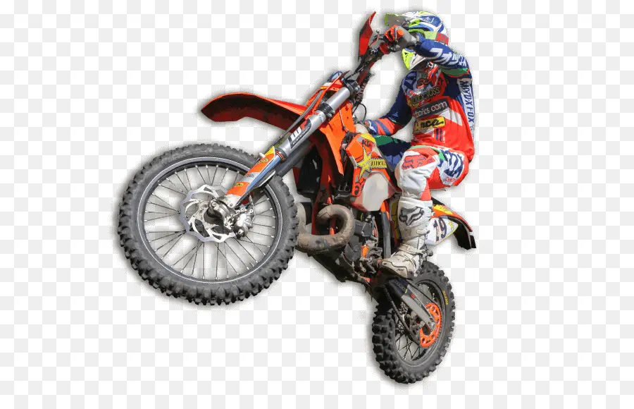 Piloto De Motocross，Motocicleta PNG