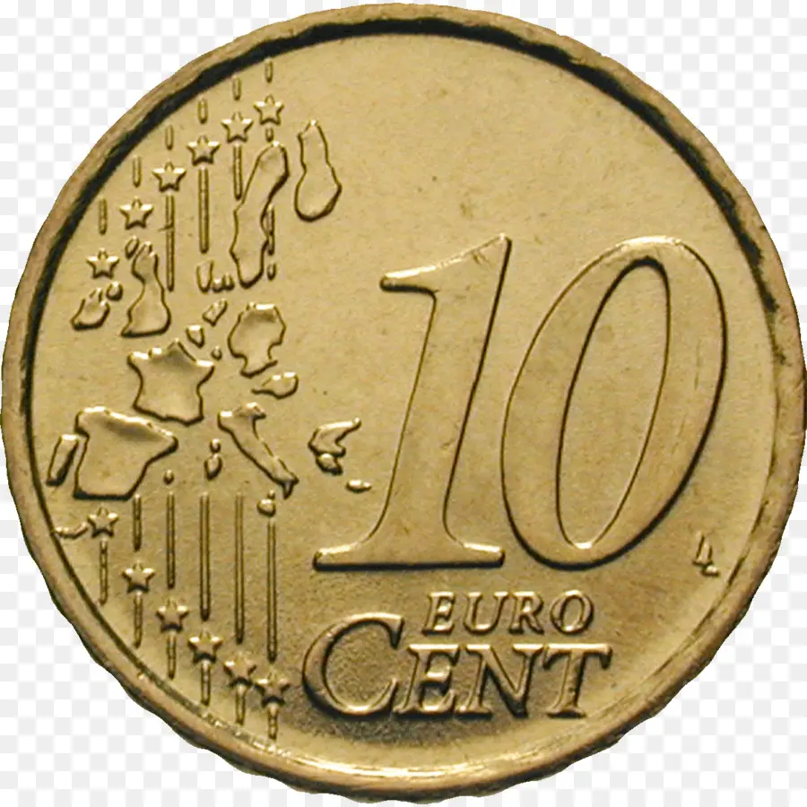 10 Cêntimos De Euro，Moeda PNG