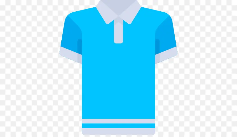 Polo Azul，Camisa Pólo PNG