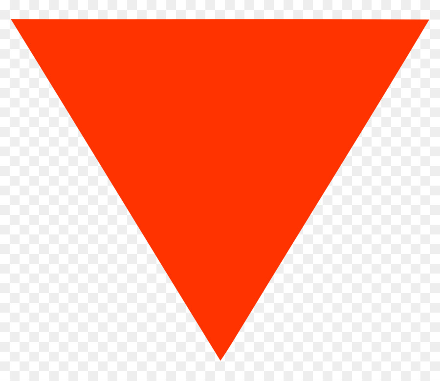 Triângulo invertido - ícones de formas grátis