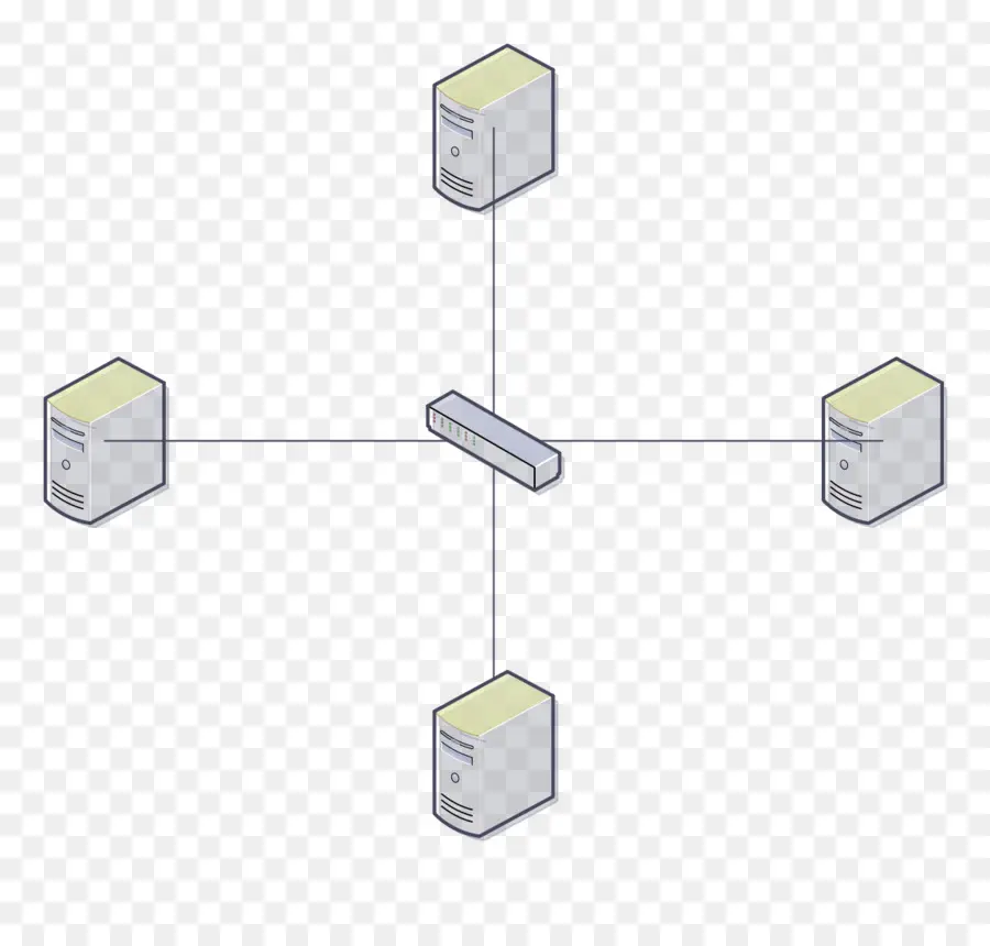 Diagrama De Rede，Servidores PNG