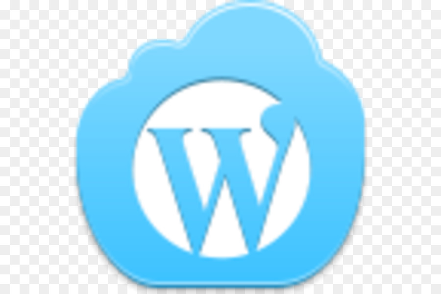 Logotipo Wordpress，Azul PNG