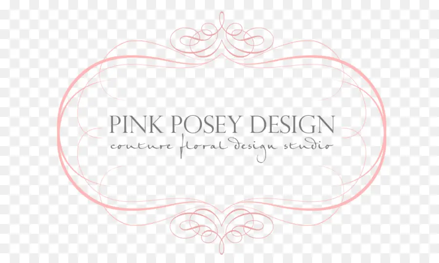 Logotipo Rosa Posey Design，Desenho Floral PNG