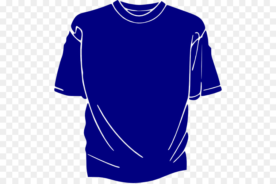 Camiseta Azul，Camisa PNG