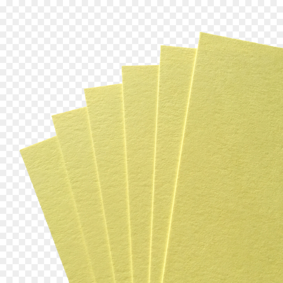 Folhas De Papel Amarelo，Papelaria PNG