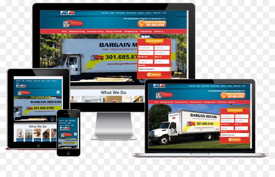 Responsive Web Design，Desenvolvimento Web PNG