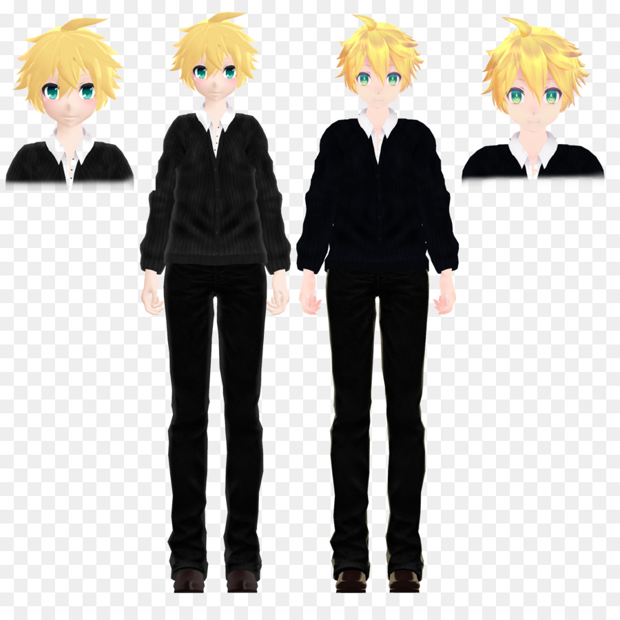 Kagamine Rinl Am，Mikumikudance PNG