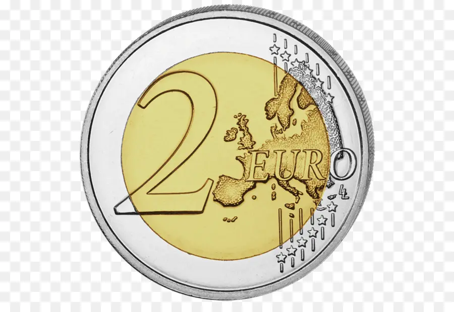 As Moedas De Euro，Moeda De 2 Euros PNG