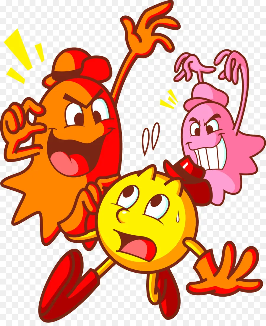 Personagens Do Pac Man，Fantasmas PNG