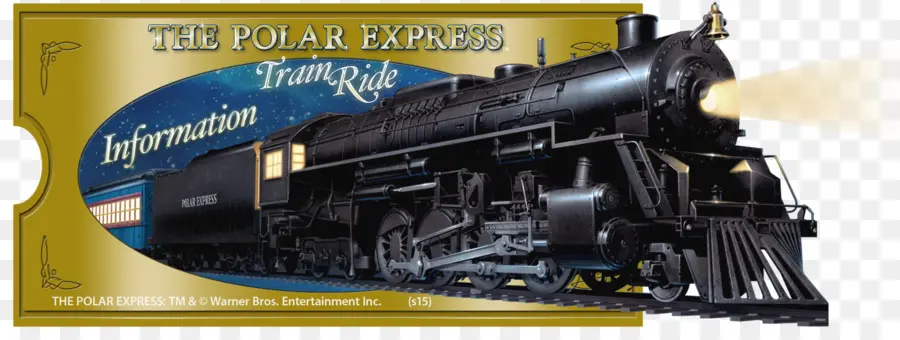 Bilhete Polar Express，Trem PNG