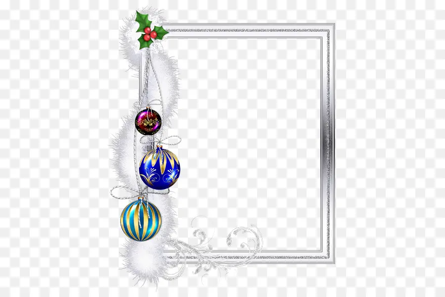 Moldura De Natal，Ornamentos PNG