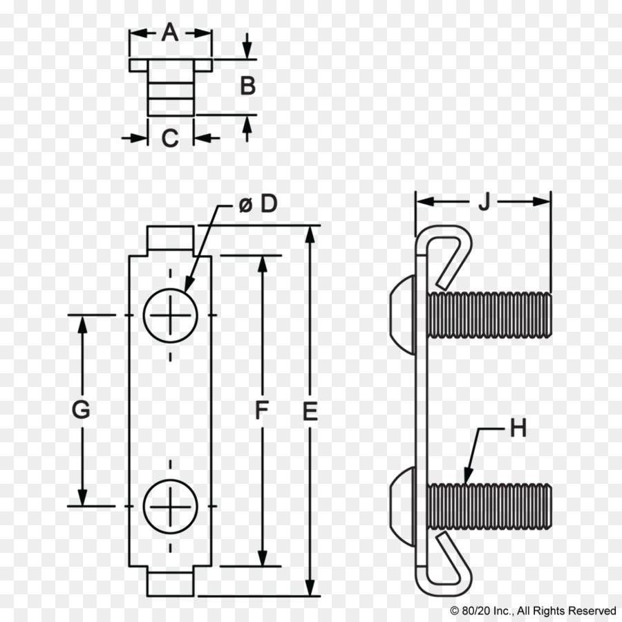 Maçaneta Da Porta，Desenho Técnico PNG