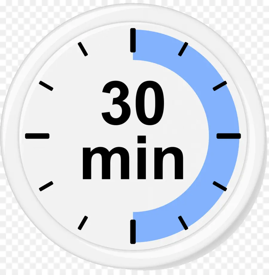 Temporizador De 30 Minutos，Relógio PNG