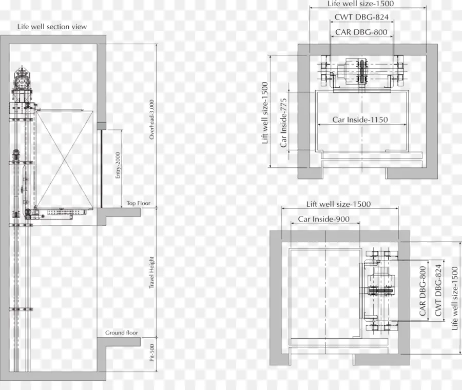 Plano De Elevador，Projeto PNG