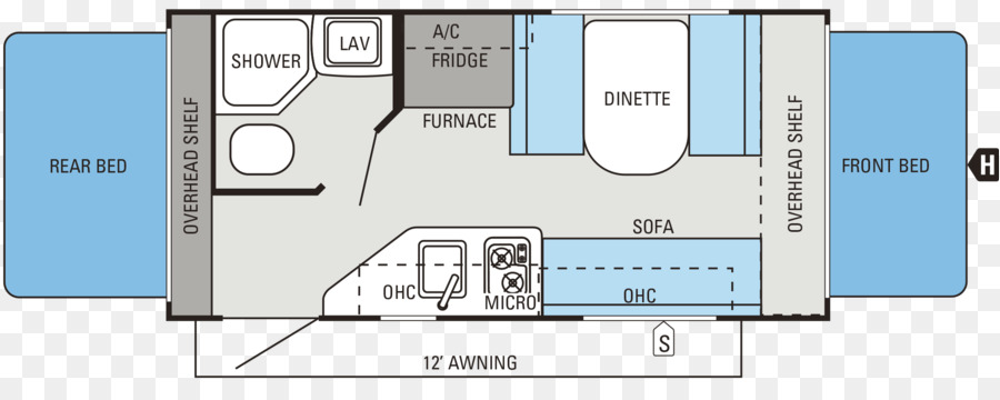 Autocaravanas，Caravana PNG