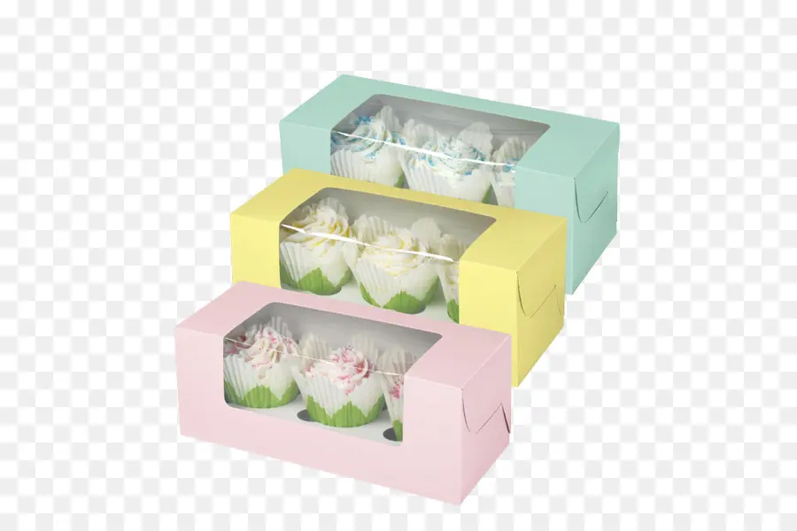 Caixas De Cupcake，Bolinhos PNG