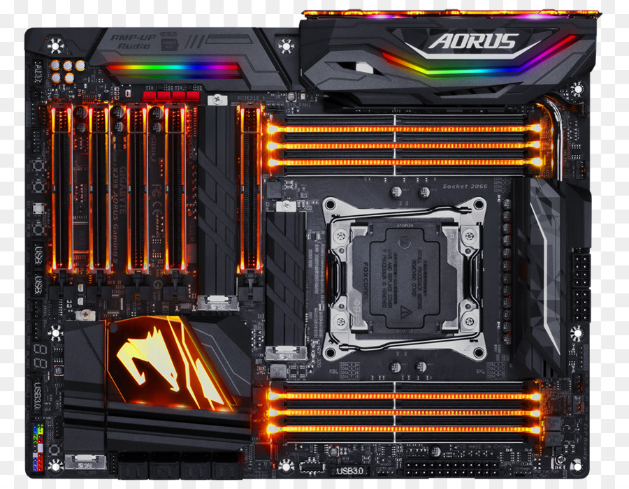 Intel X299，Top Jogos De Placa Mãe X299 Aorus Jogo 9 PNG