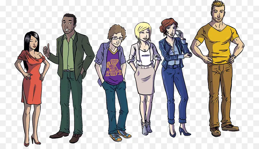 Personagens De Desenhos Animados，Pessoas PNG