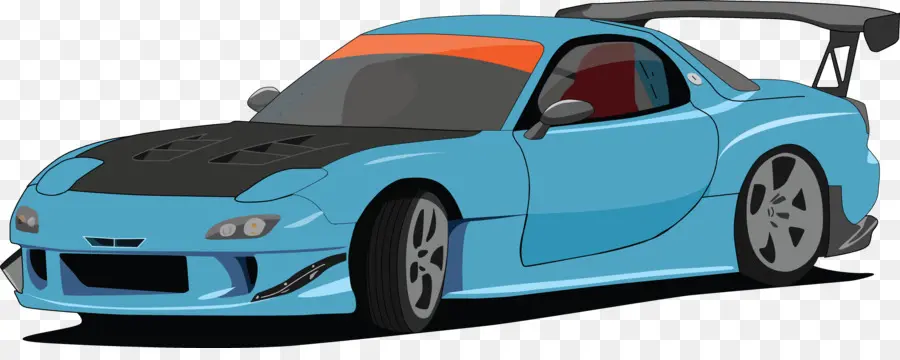 Mazda Rx7，Carro PNG