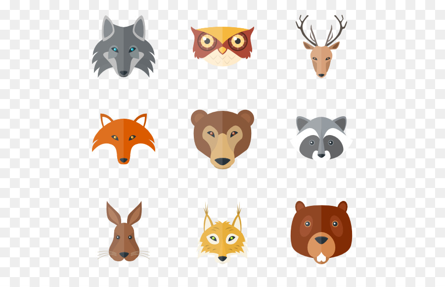 Caras De Animais，Animal PNG