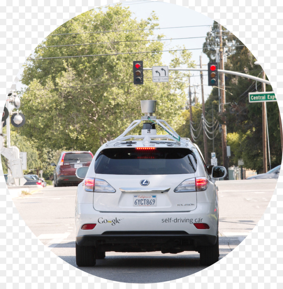 O Google Driverless Car，Carro PNG