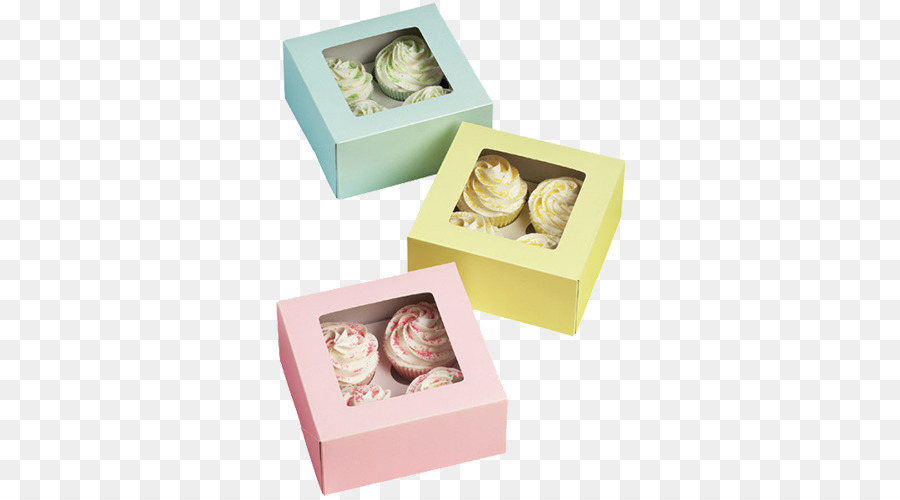 Caixas De Cupcake，Sobremesa PNG