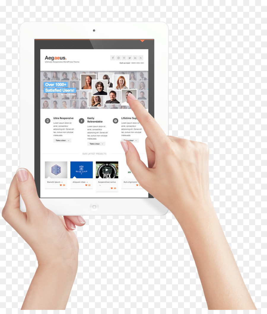 Computadores Tablet，Responsive Web Design PNG