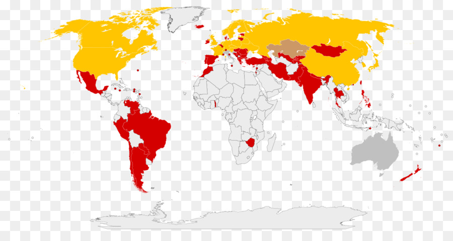 Mapa Mundial，Países PNG