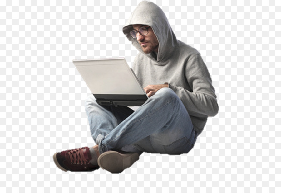 Homem Com Laptop，Capuz PNG