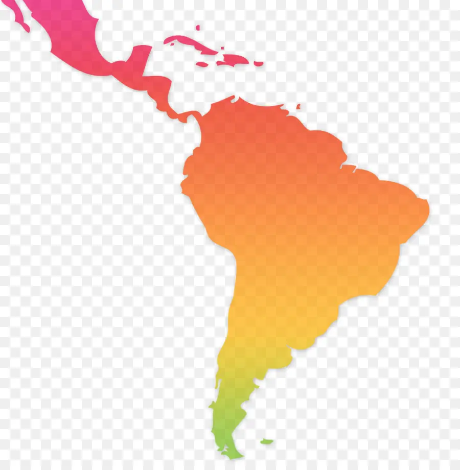 América Latina，América Do Sul PNG