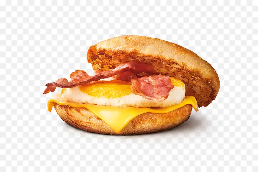 Breakfast Sandwich，Bacon Ovo E Queijo Sanduíche PNG