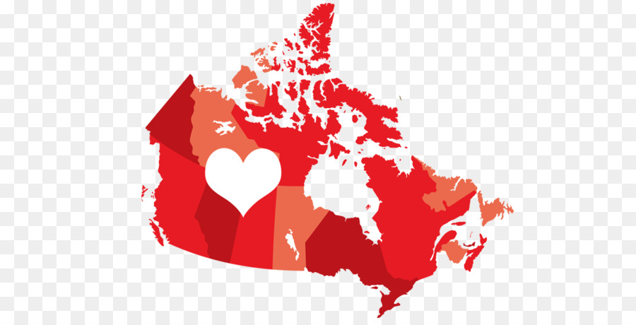 Canadá，Vetor Mapa PNG