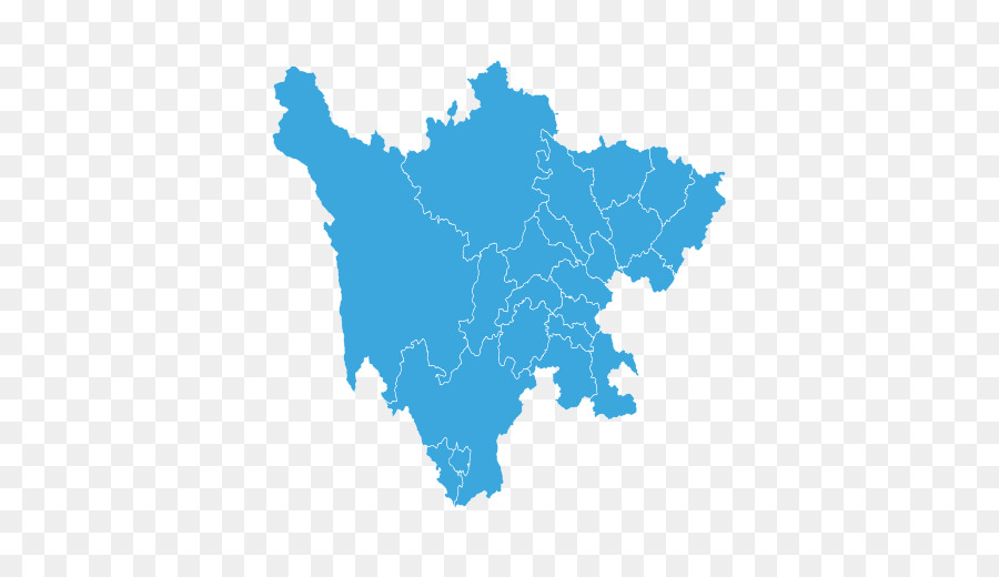 Mapa，Azul PNG