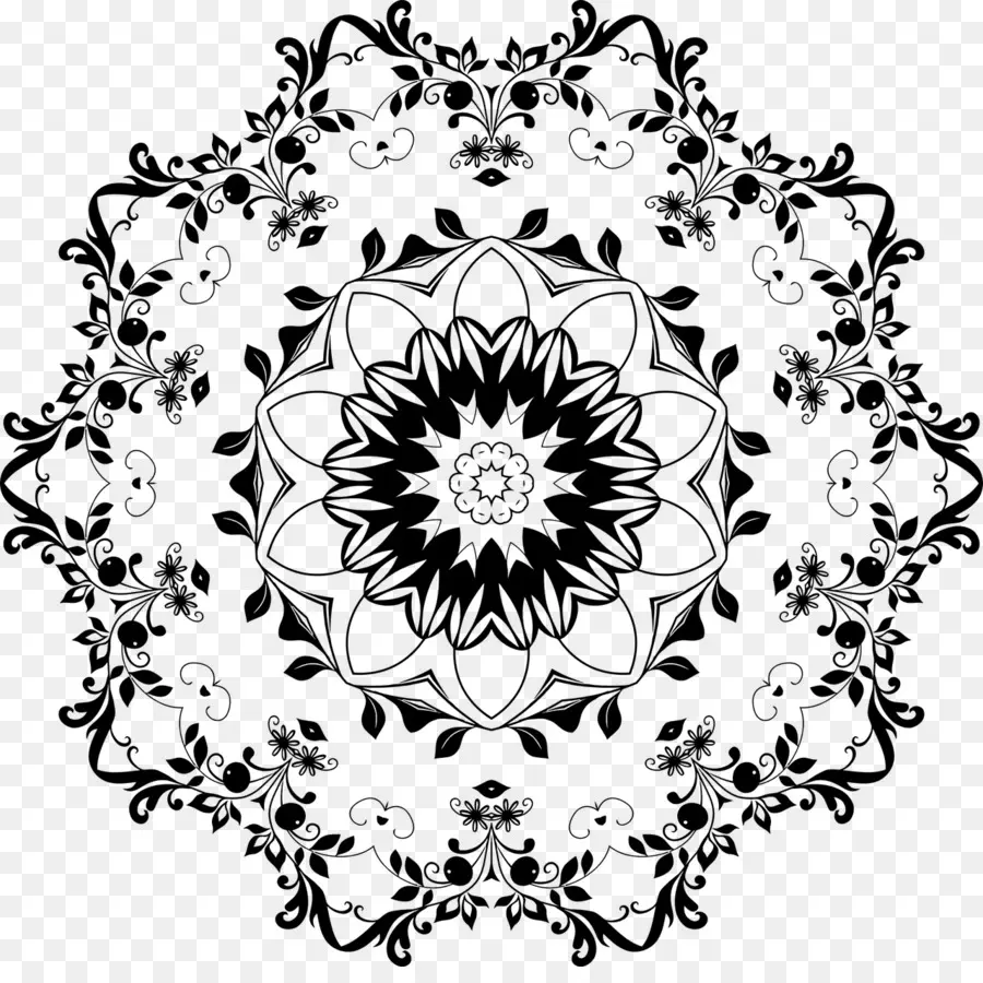 Mandala，Design Floral PNG