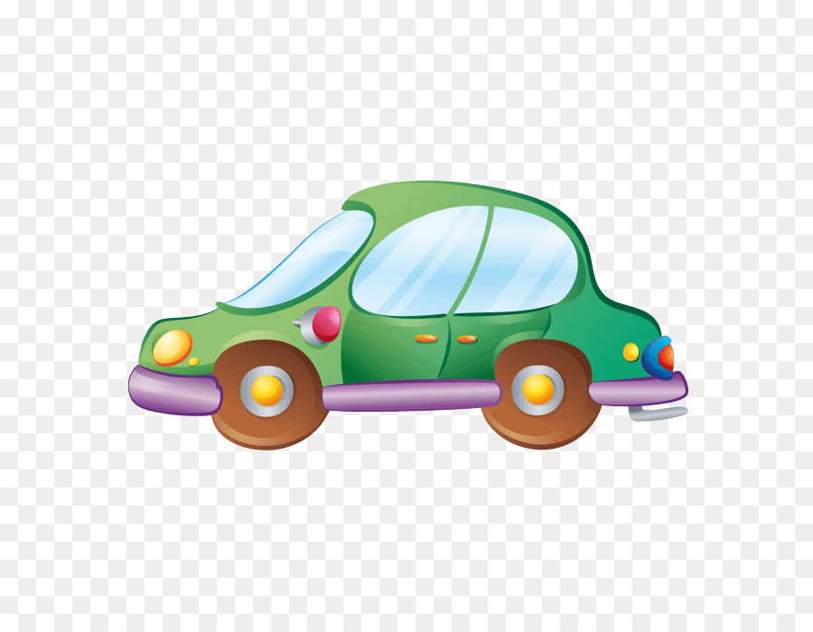 Carro De Desenho Animado，Laranja PNG