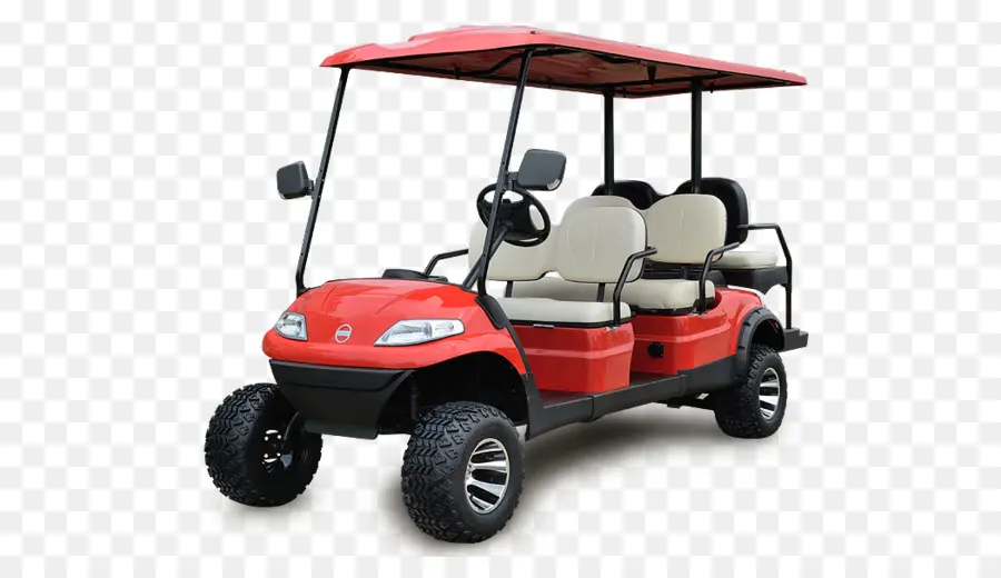 Carrinho De Golfe Vermelho，Transporte PNG