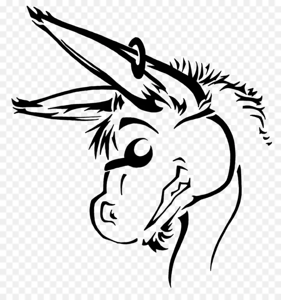 Desenho De Burro，Burro PNG