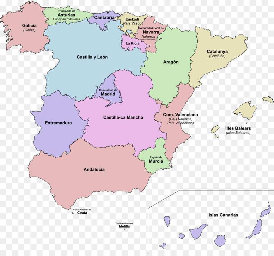 Mapa Da Espanha，Espanha PNG