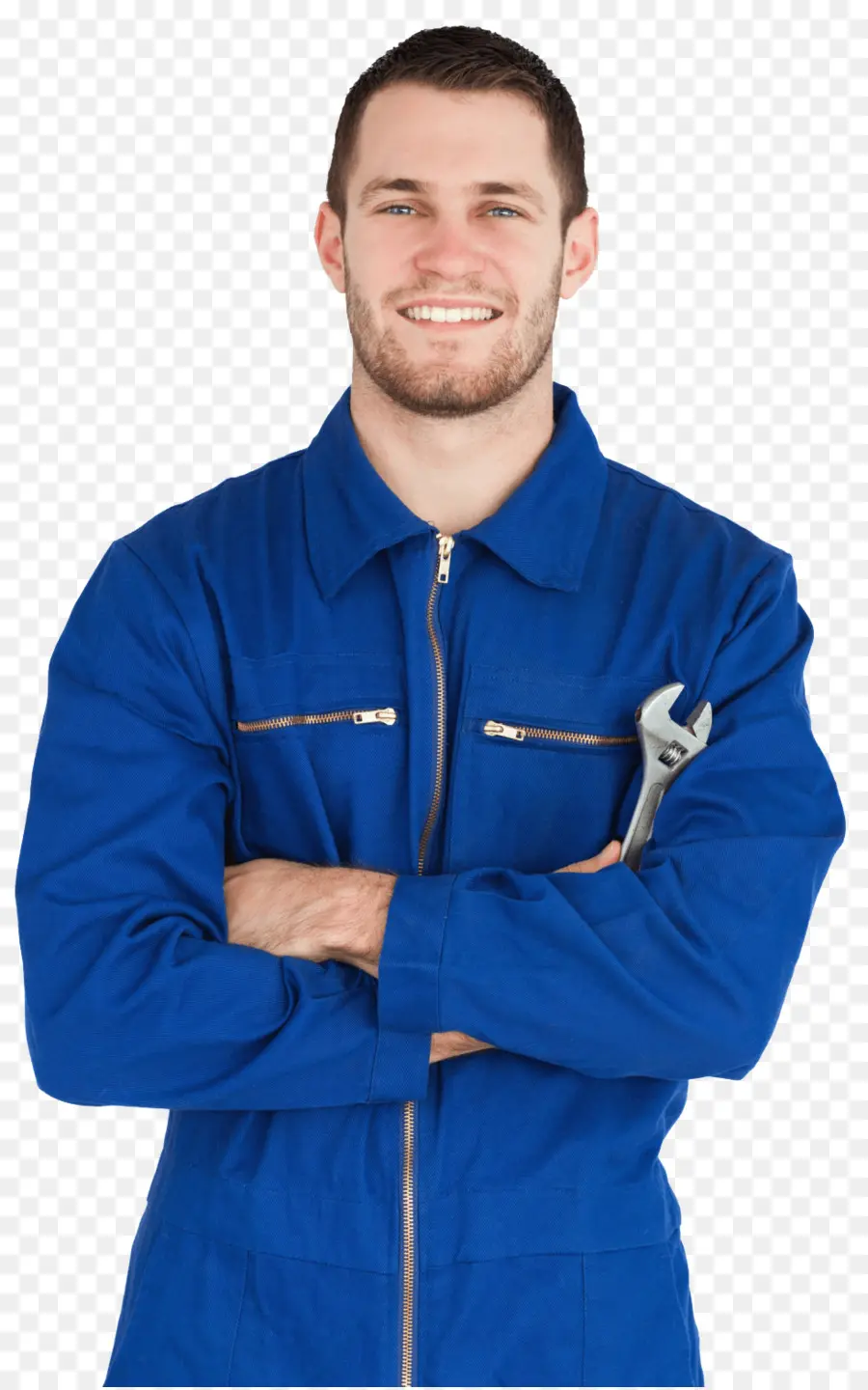 Homem De Uniforme Azul，Trabalhador PNG