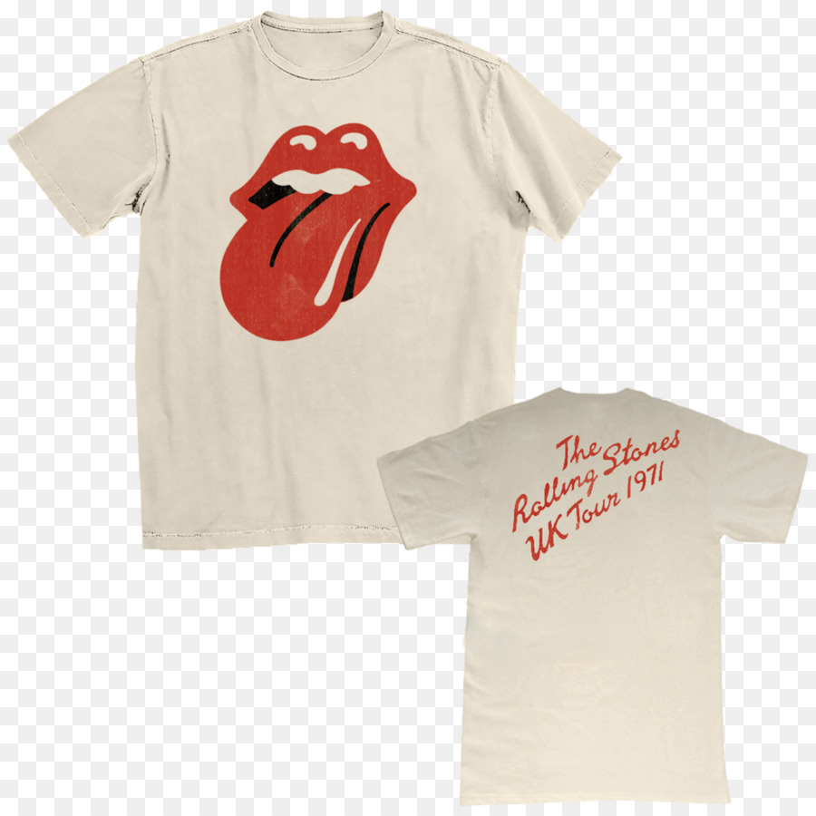 Tshirt，Rolling Stones Turnê No Reino Unido Em 1971 PNG